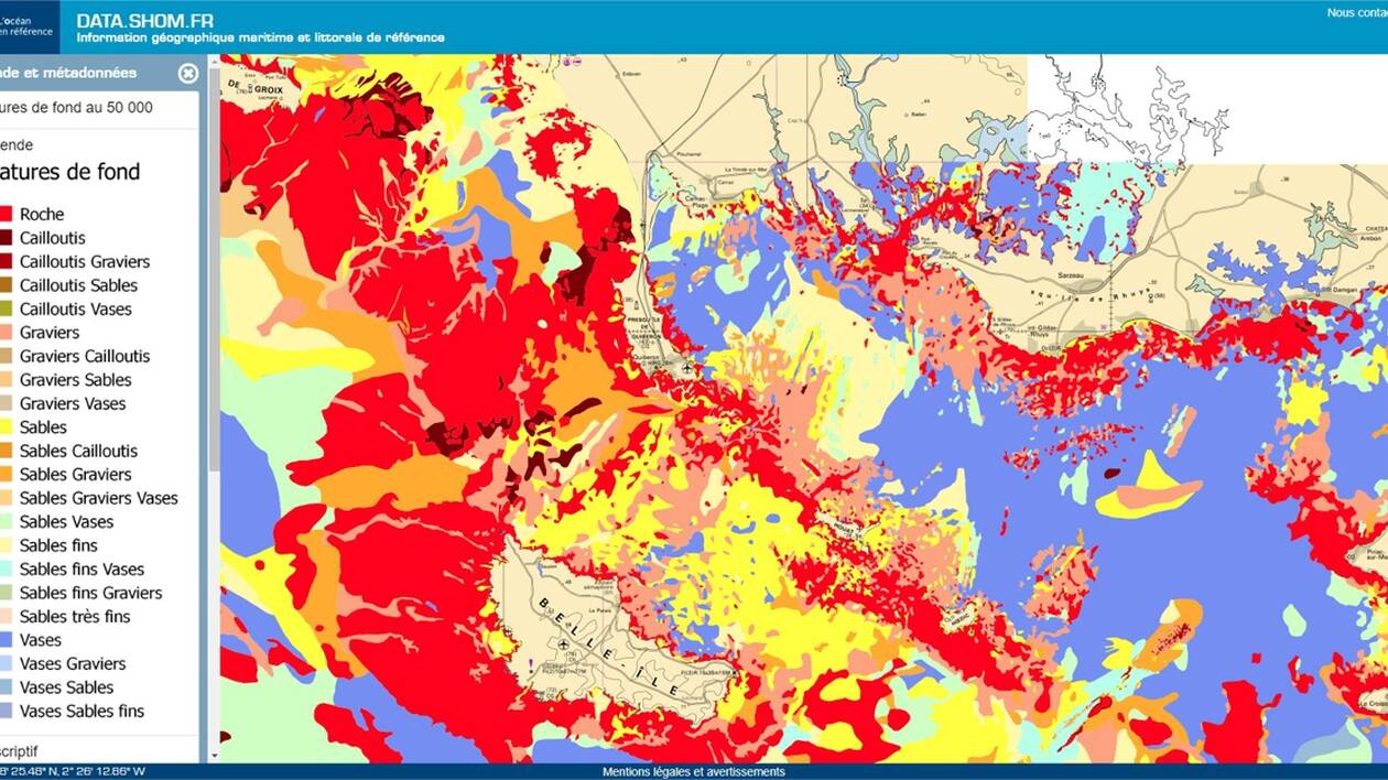 cartographie fond marin